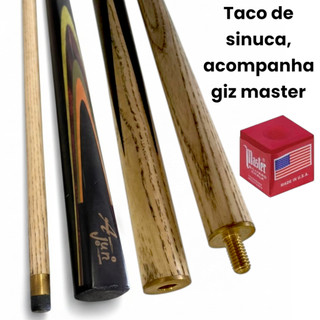 Taco de sinuca personalizado madeira Ash taco de bilhar totó + giz