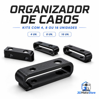 Passa fio Kit Organizador De Cabos para Esconder Fios embaixo de Mesa Setup Gamer Home Office Decor