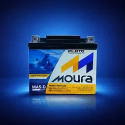 Bateria Moura Moto 5ah Titan/biz/bros/fazer/xre 125 150