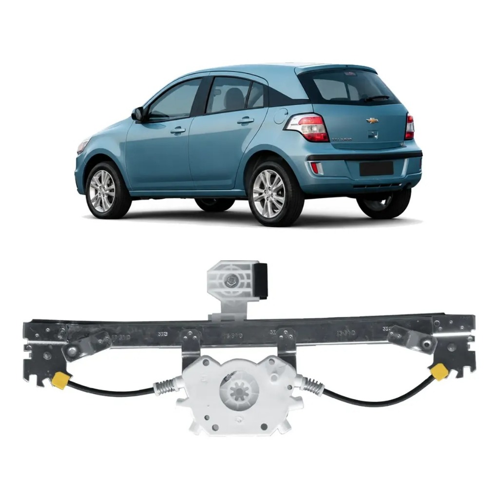 Máquina Vidro Elétrica Traseira Agile 2009 A 2014