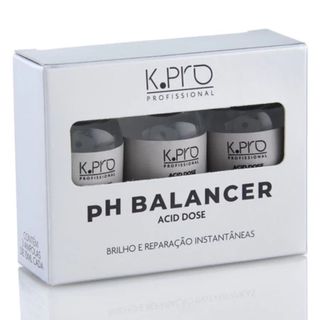 Kit 3 Ampolas Acid Dose K.pro pH Balancer Brilho Reparação 15ml