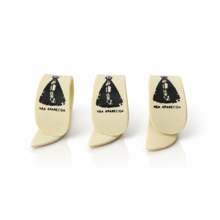 3 Dedeiras Em Pvc Nossa Senhora Aparecida Para Viola Caipira