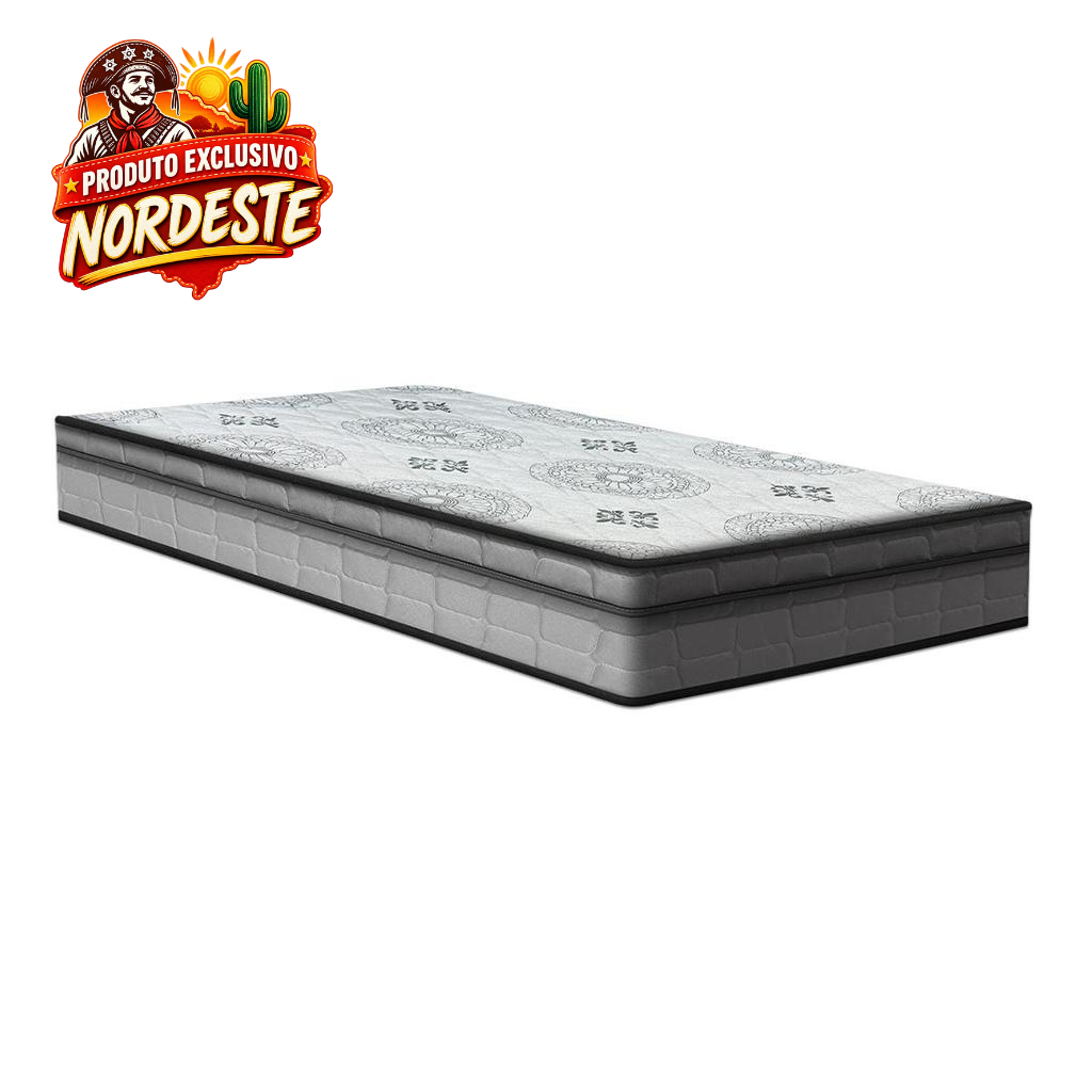 Colchão de Espuma D33 Pillow In Ortopédico Anjos Ortosleep Solteiro 88