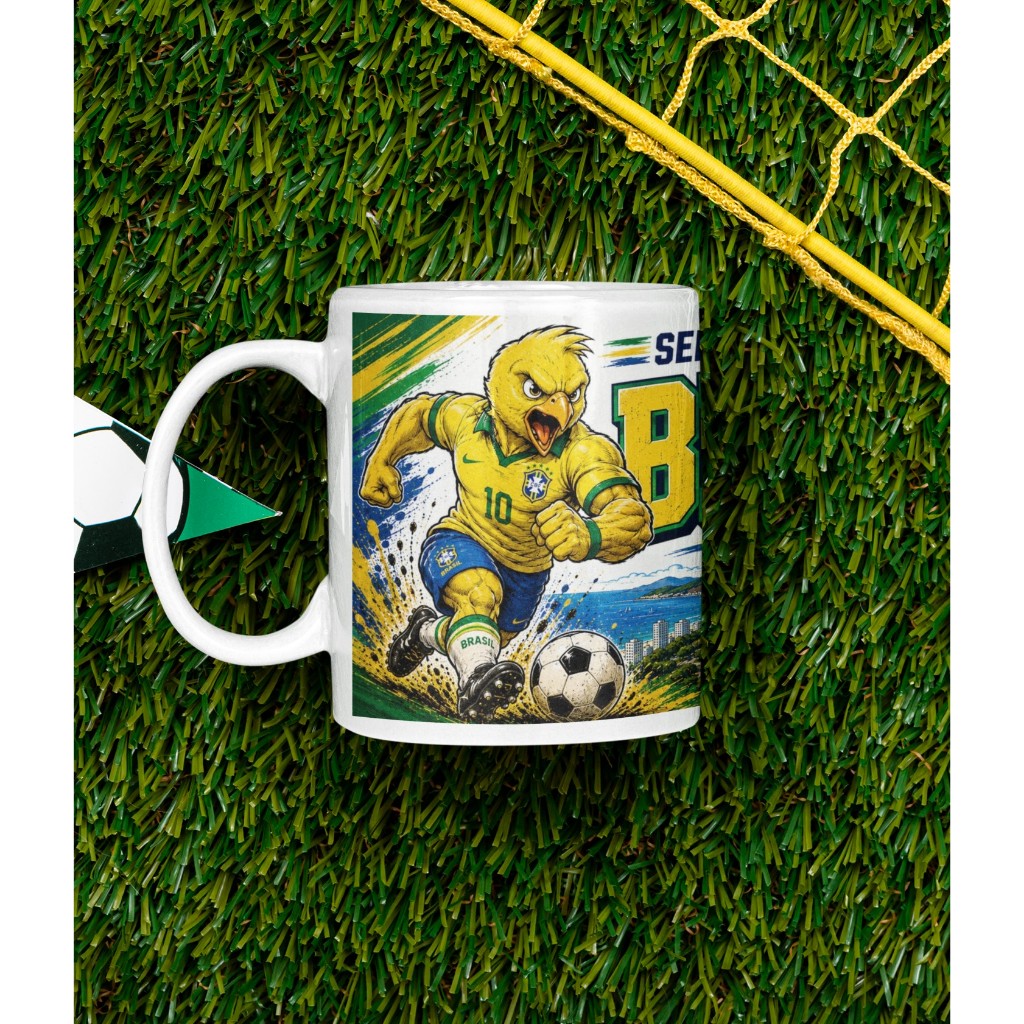 Caneca Personalizada 325 ml - Seleção Brasileira