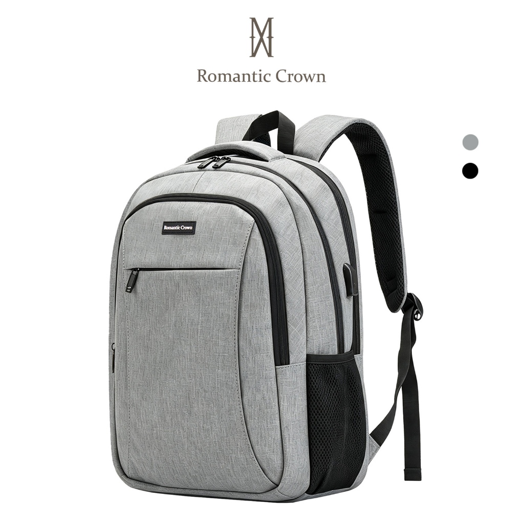 ROMANTIC CROWN Mochila Notebook 15.6 Polegadas Executiva Mochila Masculina Feminina para Trabalho e Viagem