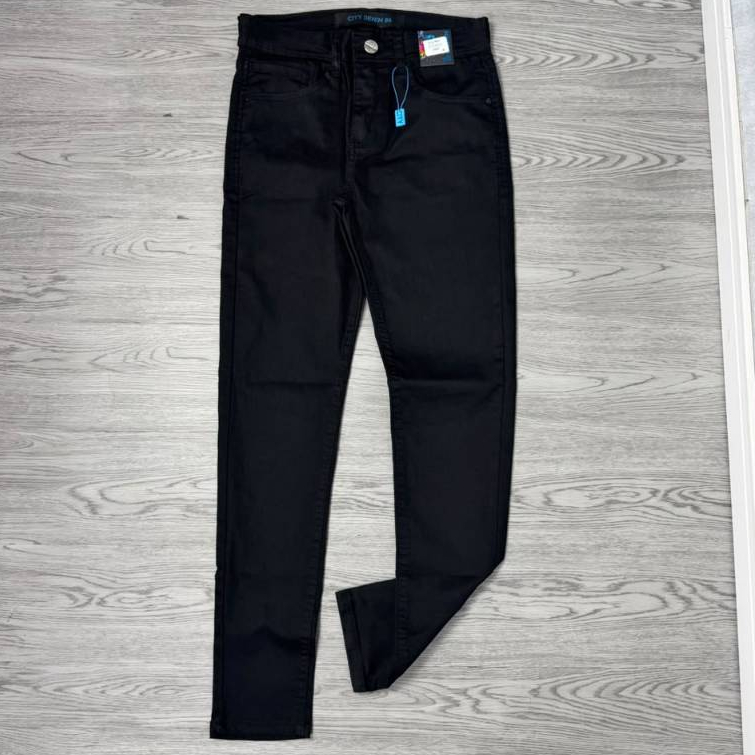 Calça Jogador Jeans Masculina City Denim Preta Slim com Elastano Premium Casual ENVIO RÁPIDO