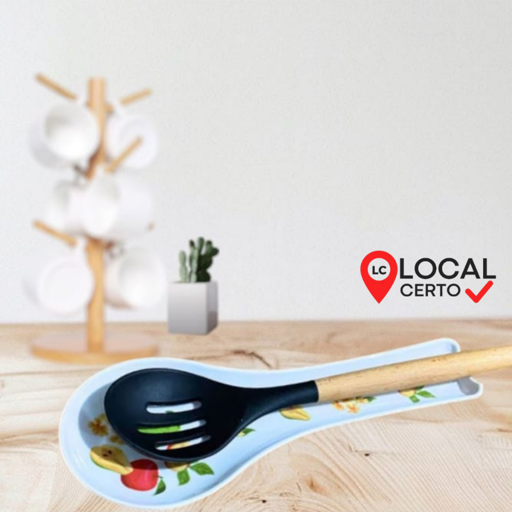 Suporte Apoio Descanso Para Colher Grande Cozinha