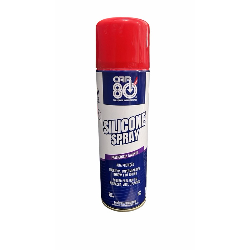 Spray de Silicone Car 80 Lavanda Lubrifica e Impermeabiliza Auto e Casa