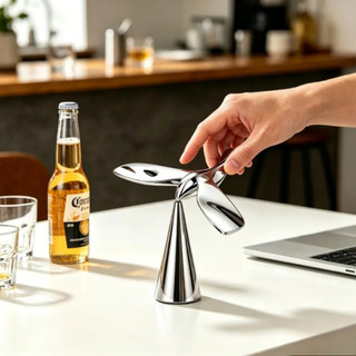 Abridor de Cerveja Formato Pássaro Voador Equilíbrio Gravitacional Decoração de Mesa Presente Criativo para Casa