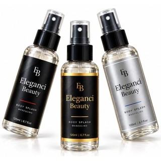 Kit 3 Body Splash Árabe Masculino Inspirado Perfumes e Fragrâncias Importado Fragrância Alta Perfumaria