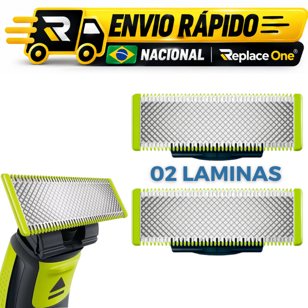 Lamina Refil Para Barbeador Philips Oneblade 02 Und