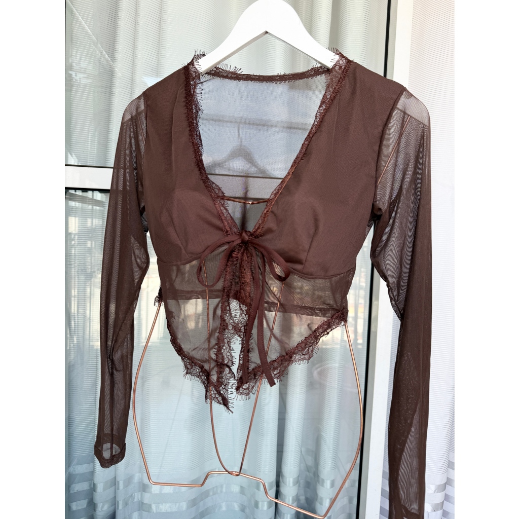 AZALEA Croped Batinha Com Bojo Moda Feminina 228 — imagem 2 de 2