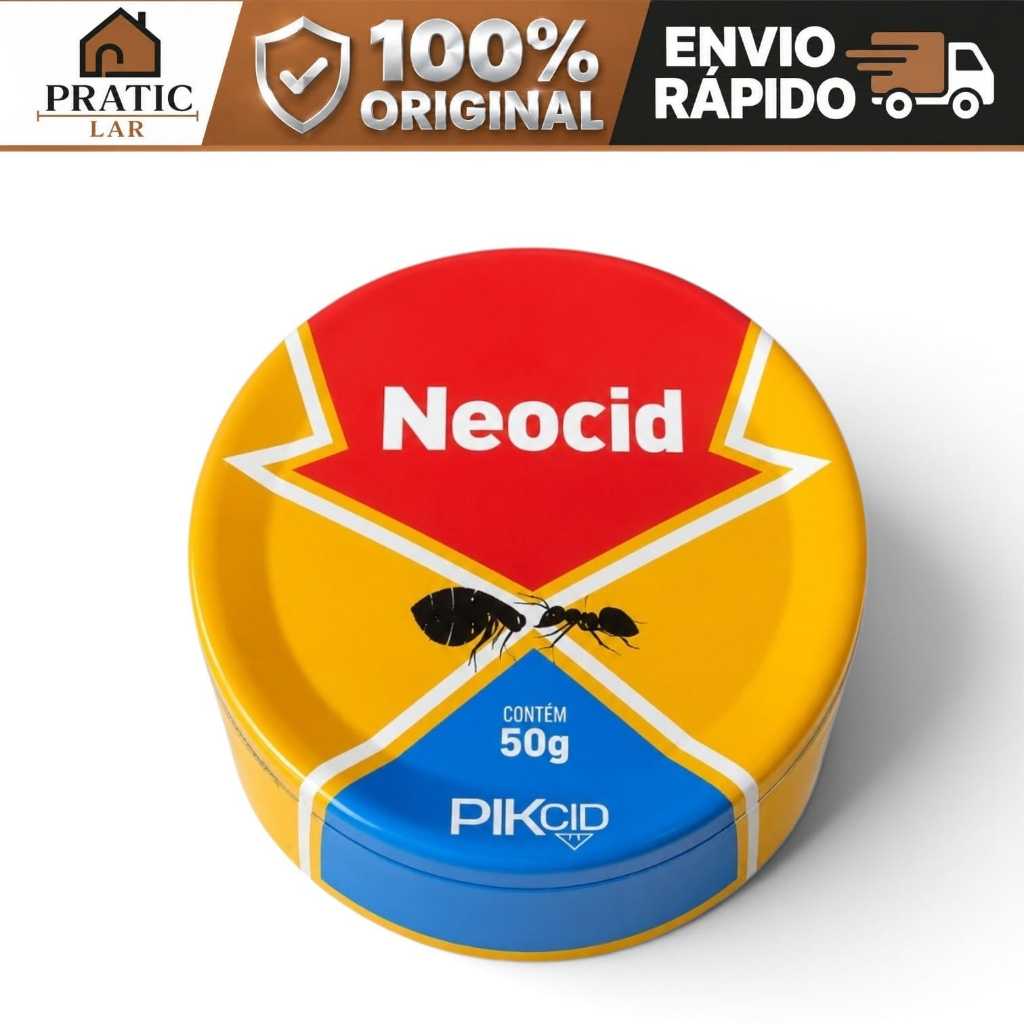 Neocid Pó Original 50g | Clássico no Controle de Insetos para Sua Casa | Inseticida Contra Barata | Formiga