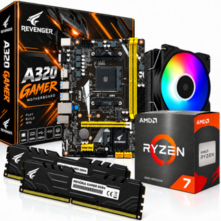 Kit Upgrade Gamer - Ryzen 7 + Placa Mãe M.2 + 32gb Ram Ddr4