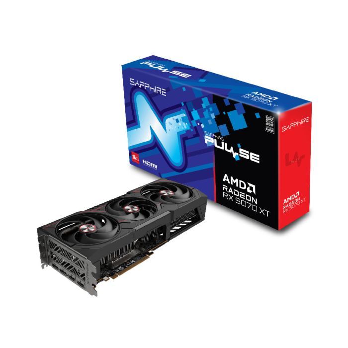 Placa de Video Sapphire Pulse RX 9070 XT Gaming Dual 16GB GDDR6 256 bits - 11348-03-20G
