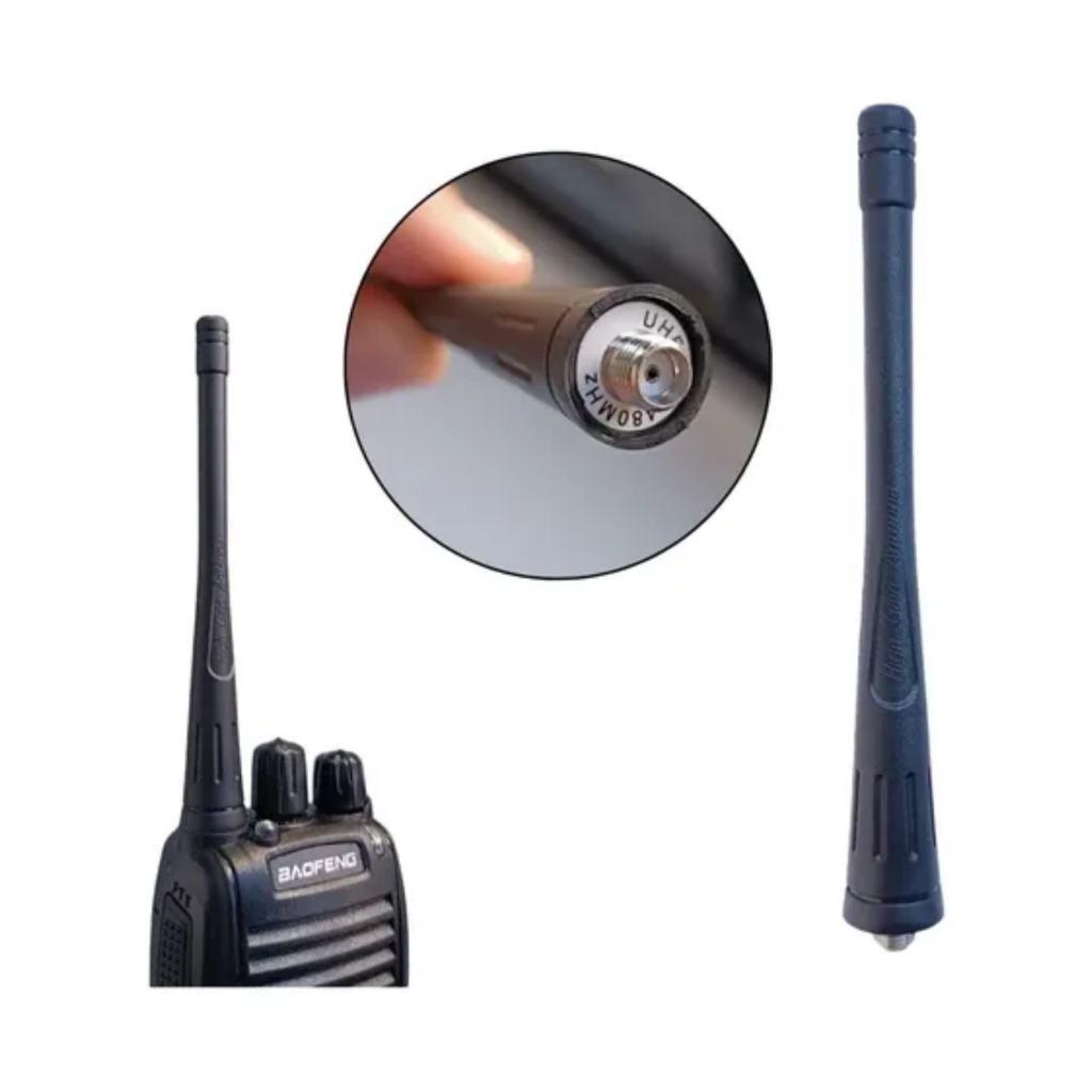 Antena Rádio Baofeng Bf 777s Bf 888s Original Uhf 400 480mhz