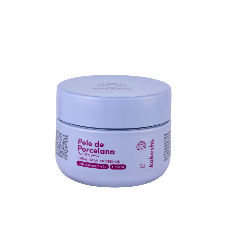 Hidratante Facial Pele de Porcelana Antissinais 30g Kokeshi