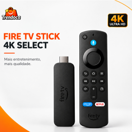 Amazon Fire TV Stick 4K Select Wi-Fi 5 com Alexa Original