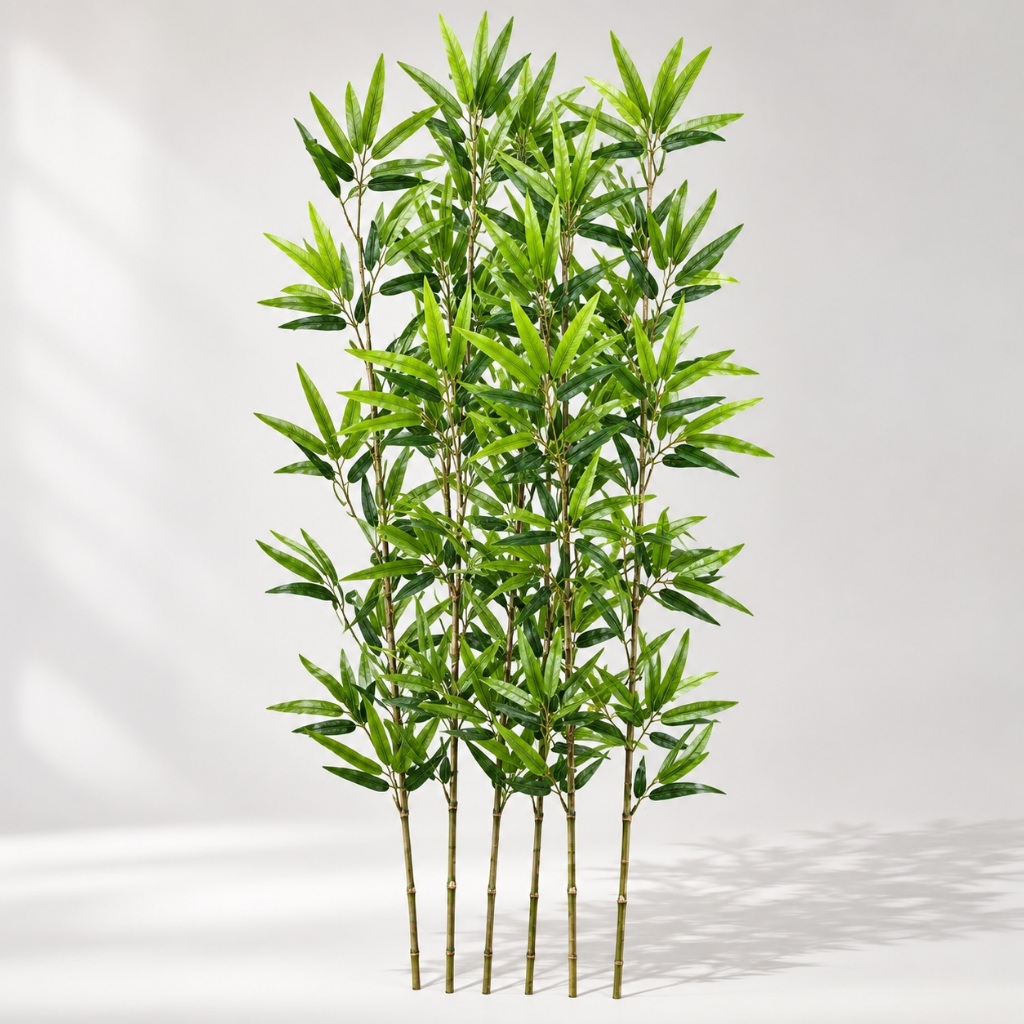 Kits de Hastes Bambu Da Sorte Artificial, Planta Artificial, Bambu Mossô, Bambuzinhos, Planta p/ Divisória Floreira Vaso