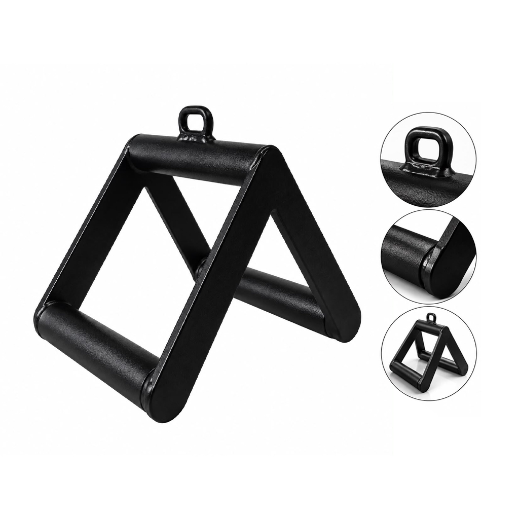 Puxador Triangulo para Cross Over Musculação Academia Fitness Funcional Atividade Física Saúde