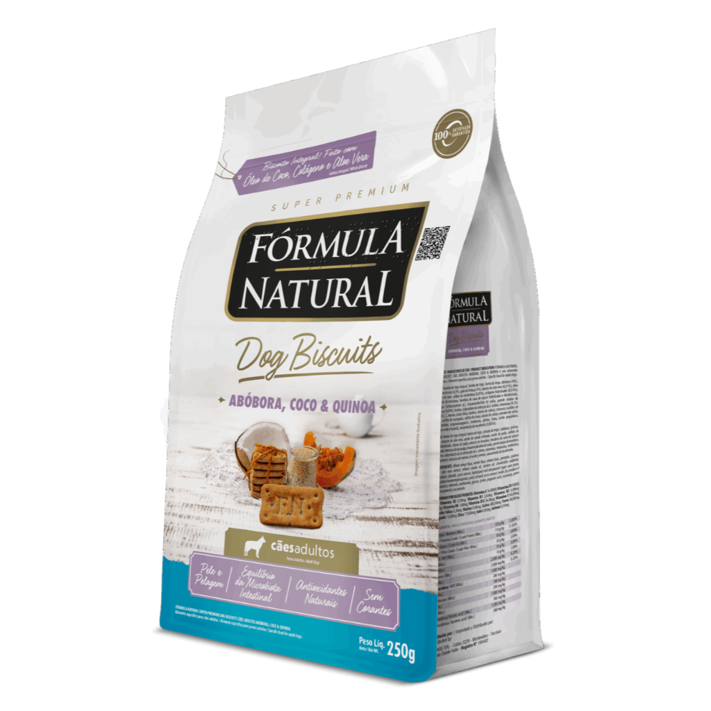 Biscoito Formula Natural Dog Biscuits Cães Adultos Abobora ? 250g · foto 2