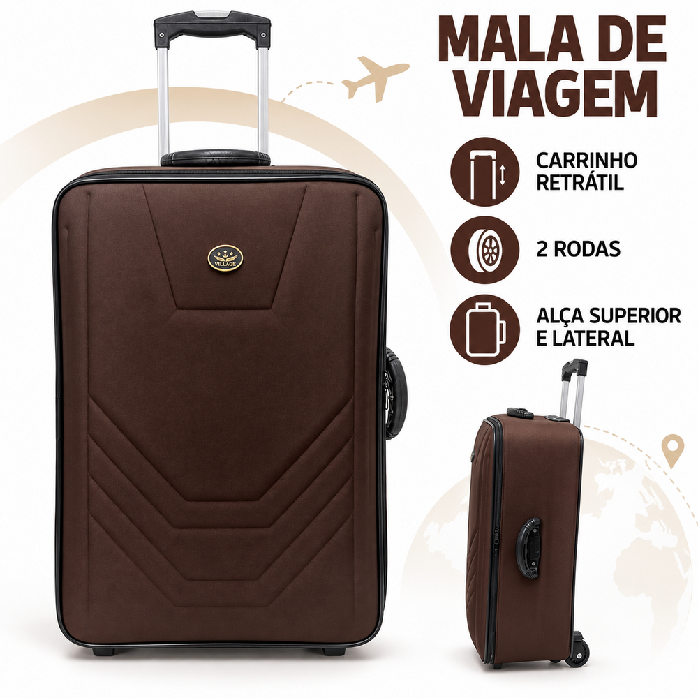 Mala de Viagem Grande Village 23kg