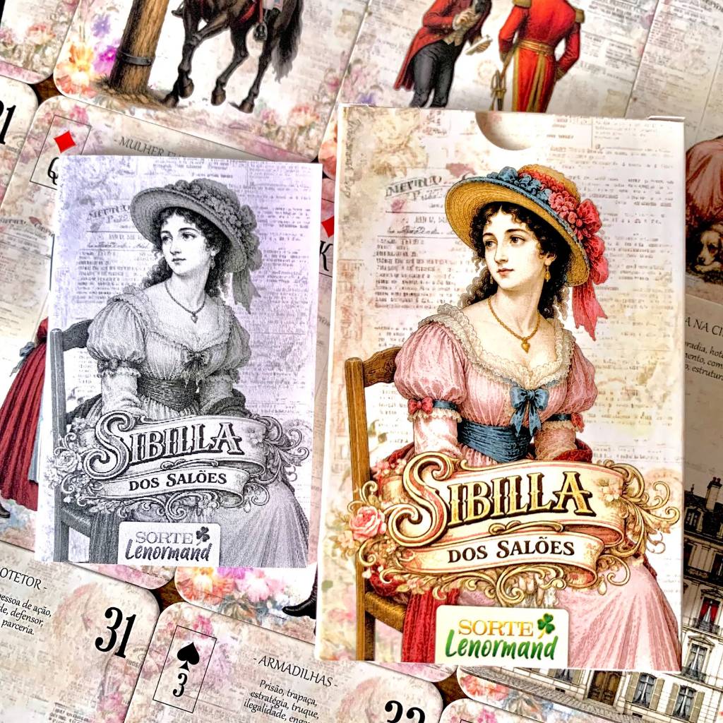 Sibilla dos Salões - Sibilla Indovina - Sibilla Francesa - Oráculo de Cartas