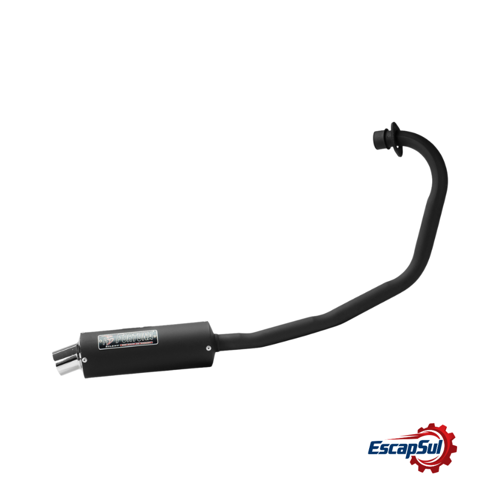 Ponteira Mini Turbo Fan 125 2009/2018 Fortuna Preto
