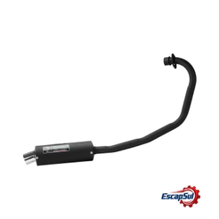 Ponteira Mini Turbo Fan 125 2009/2018 Fortuna Preto
