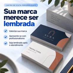 Cartão de Visita Profissional Personalizado | Alta Qualidade | Envio Rápido 💼✨