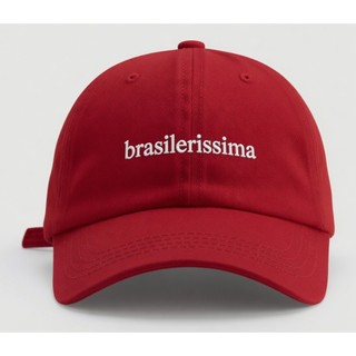 Boné Brasilerissima Aba Curva Estampado | Branco Bege Marrom Preto Vermelho | Dad Hat Ajustável Unissex