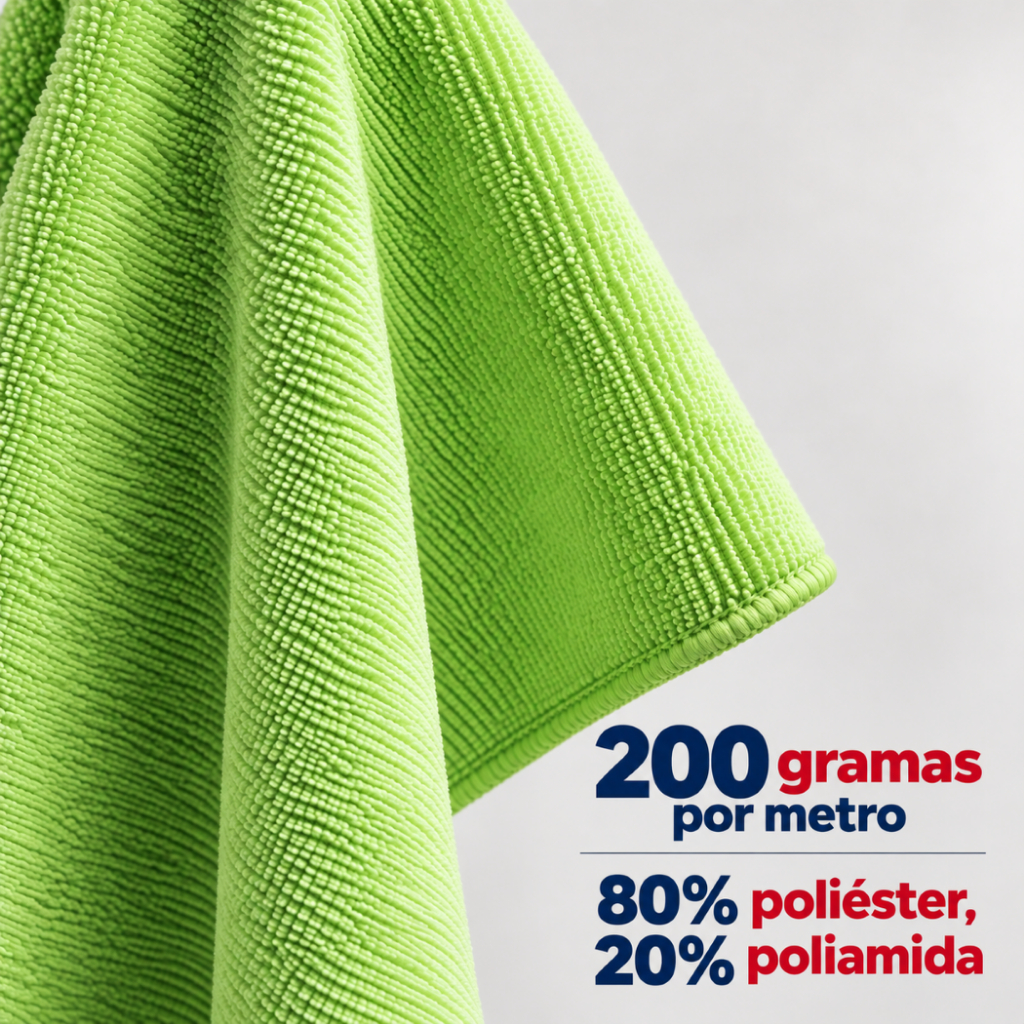 Kit 12 Panos de Chão Microfibra Flanela 50x70 Alta Absorção Multiuso — imagem 2 de 2