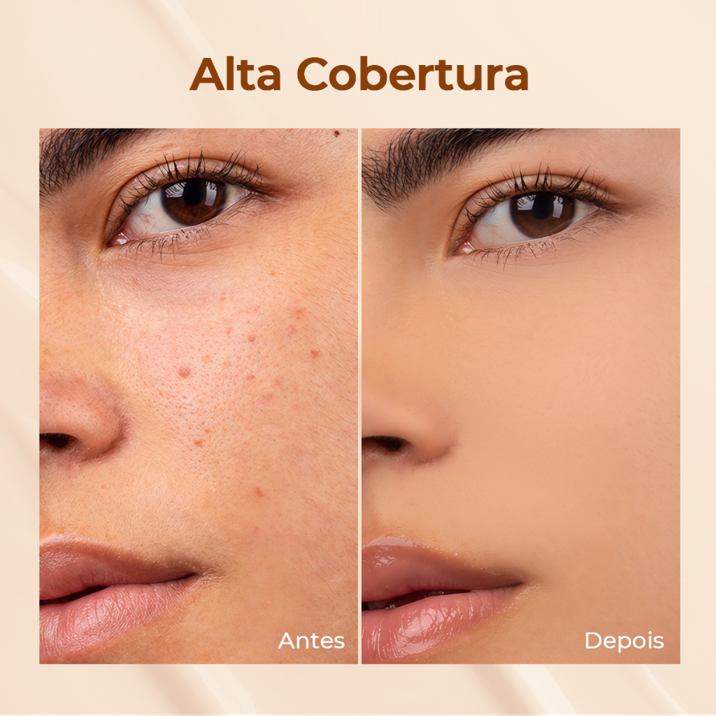 Base Líquida SACE LADY Alta Cobertura 24H Impermeável Acabamento Matte Maquiagem — imagem 2 de 2