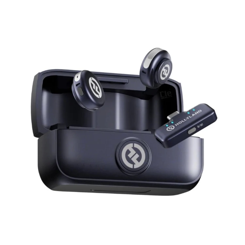 Hollyland Lark M3 Microfone Lapela Sem Fio Usb-c 2 Pessoas 2Tx 1Rx