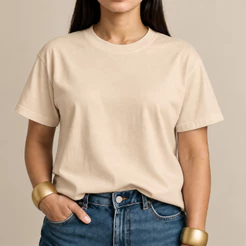 Camiseta Feminina Básica 100% Algodão Cores Premium Moda Casual Diária Trabalho Academia Streetwear