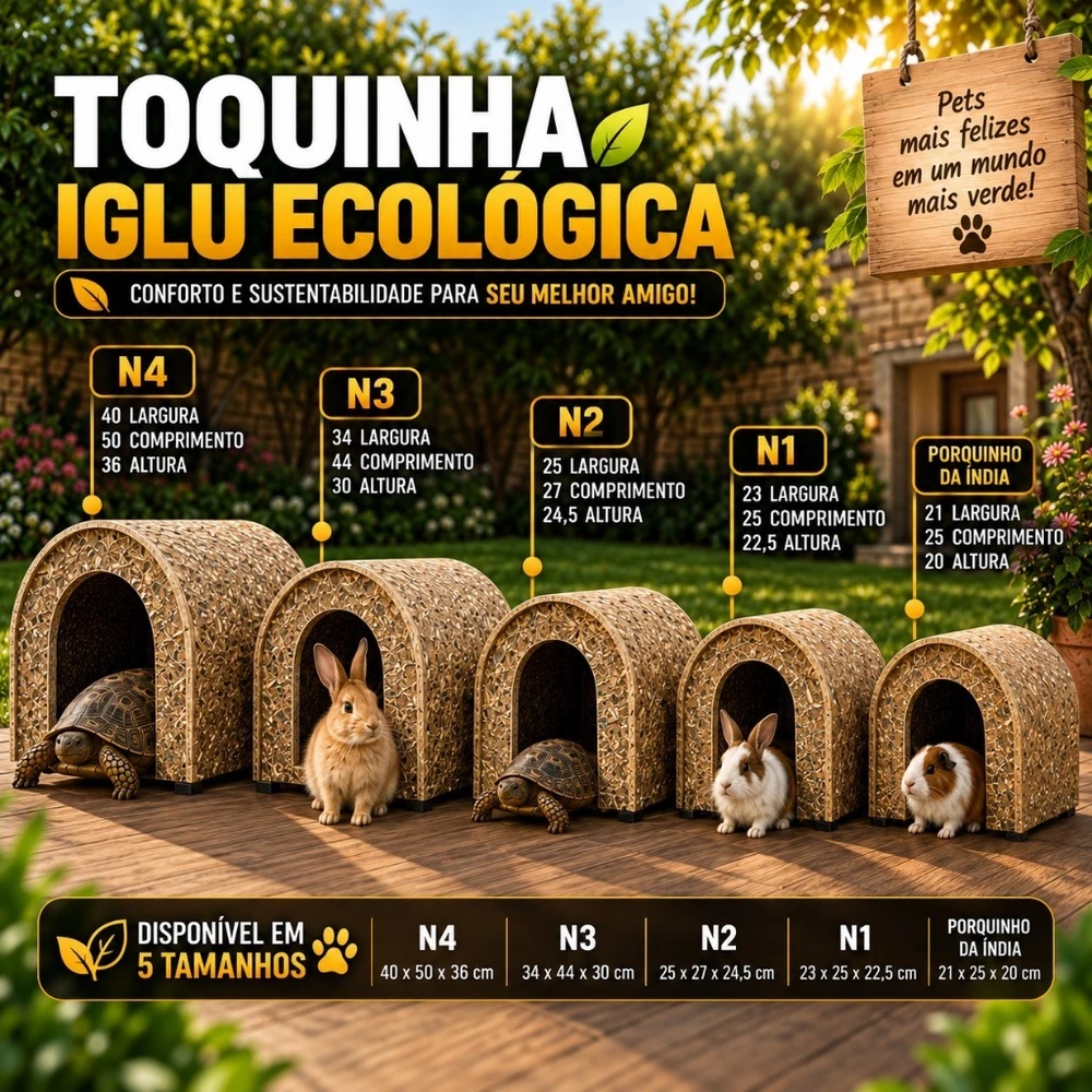 Toca Toquinha Casa Iglu Casinha Caminha Tartaruga Grande Jabuti Mini Coelho Coelho Porquinho Da Índia