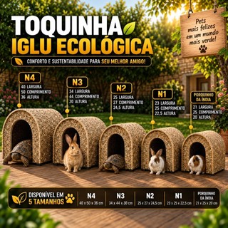 Toca Toquinha Casa Iglu Casinha Caminha Tartaruga Grande Jabuti Mini Coelho Coelho Porquinho Da Índia