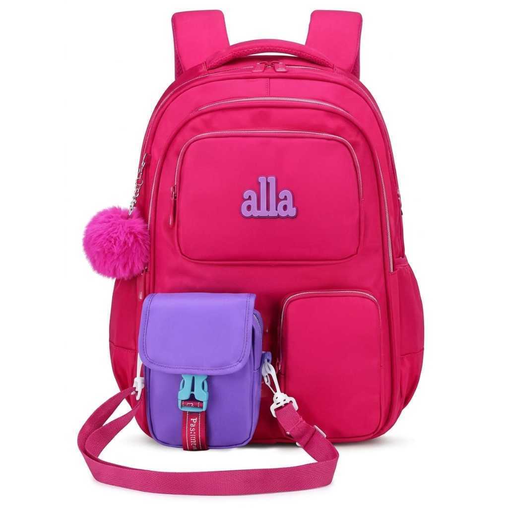 Mochila de Costas Escolar Menina Juvenil Linda e Charmosa Grande Com alças Confortáveis ou Estojo Box ou Lancheira