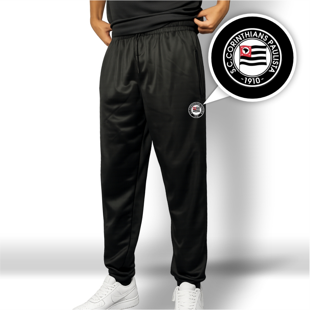 Calça Jogger Masculina Chimpa TIMAO03 Esportiva Para Frio Fitness Academia Treino Corrida Caminhada Casual Confortável