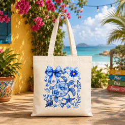 Ecobag Estampa Frase Divertida Bolsa Sacola de Praia Algodão Cru Estilosa Espaçosa Dia a Dia