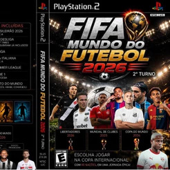Jogo FIFA Mundo do Futebol 2026 Ps2 Mídia Física 100% atualizado