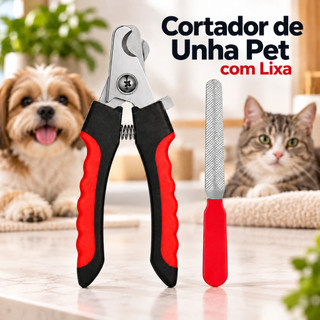 Alicate Cortador De Unha Para Cães e Gatos - Nosso Lar