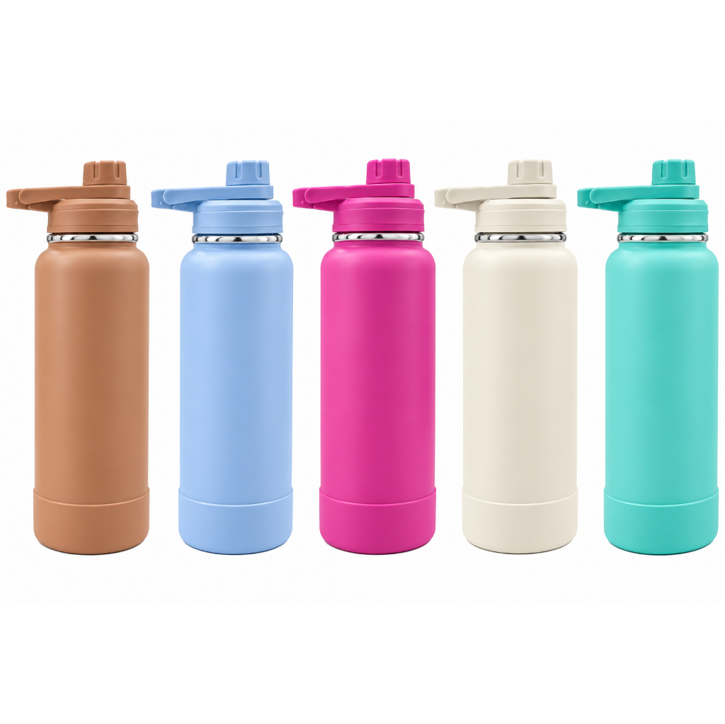 Garrafa Térmica 1200ml 1,2L Inox com Tampa e Alça Copo Térmico Grande Capacidade Quente e Frio BP-11715