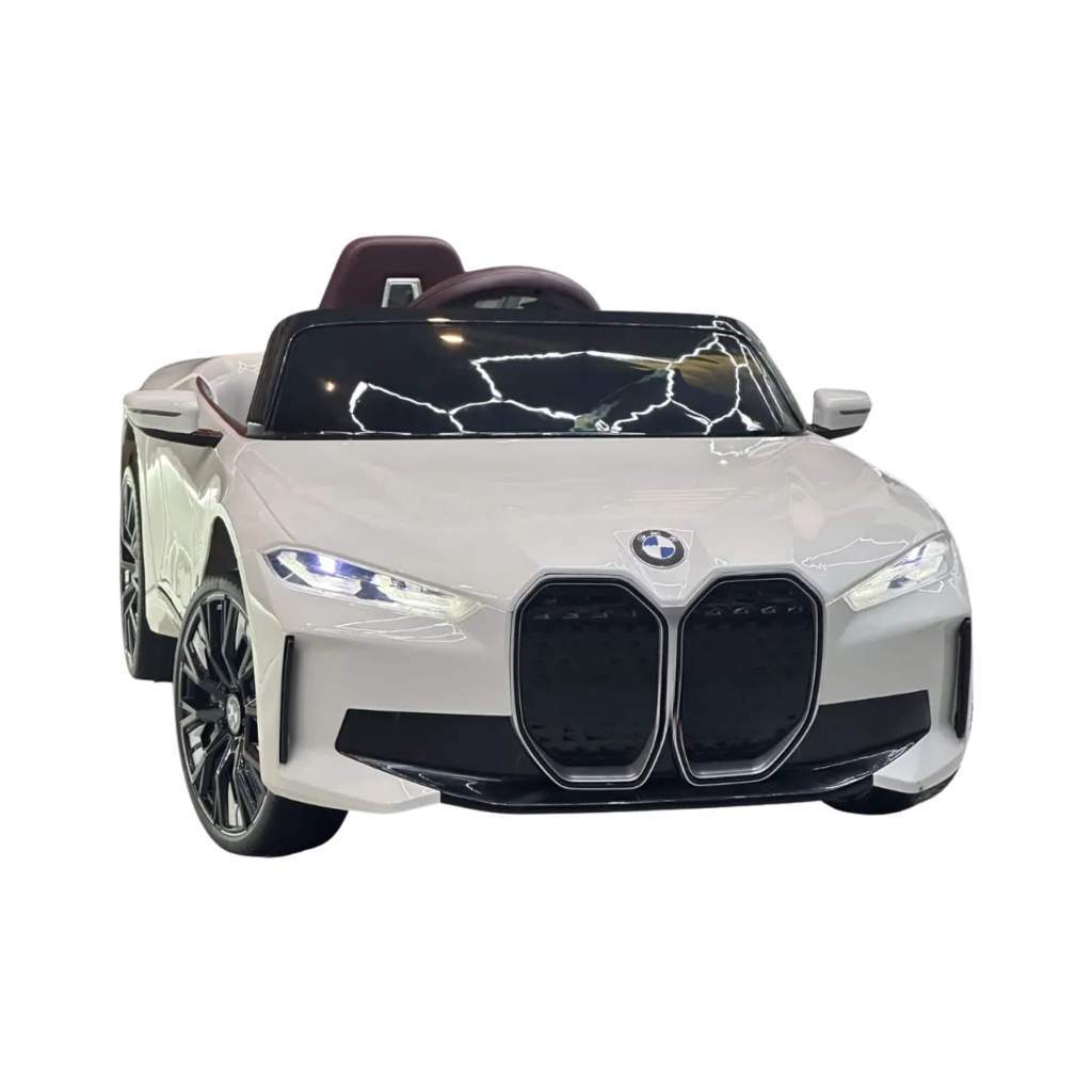 Carro Elétrico Infantil BMW I4 12V com Controle Remoto Branco Zippy Toys - 9980
