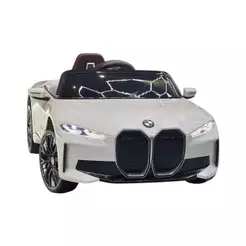 Carro Elétrico Infantil BMW I4 12V com Controle Remoto Branco Zippy Toys - 9980