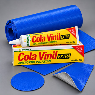 Reparos Para Piscinas  Kit Cola Vinil nais tira vinil para reposição