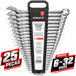 JOGO CHAVE COMBINADA 25 PEÇAS 6-32mm GEDORE ROBUST S09105025