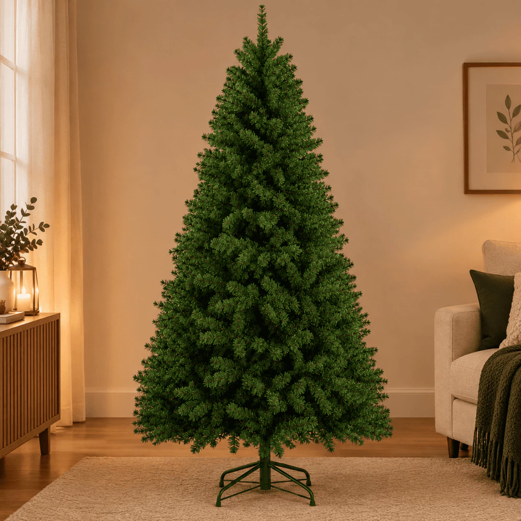 Árvore De Natal 1,50m Pinheiro 500 Galhos Premium Tradicional Verde — imagem 1