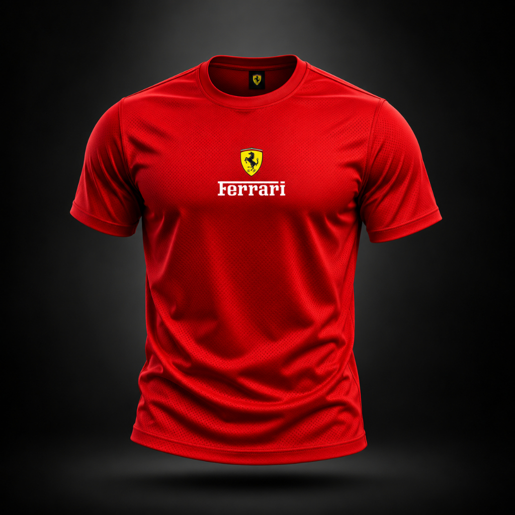 Camisa Masculina Dryfit Antiodor Treino Fitness Academia Ferrari 01