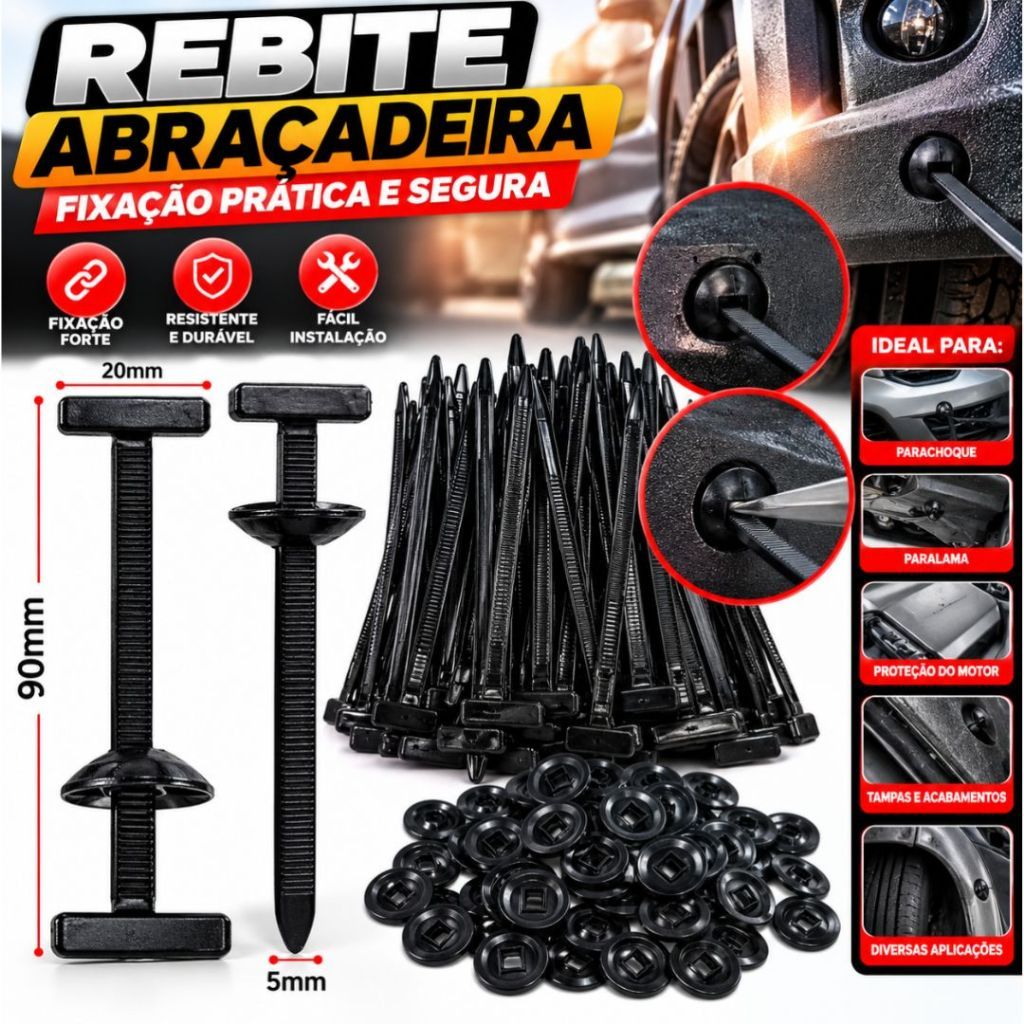 Kit Unidades De Abraçadeiras Com Travamento Automático Fivela Universal De Nylon Multifuncional